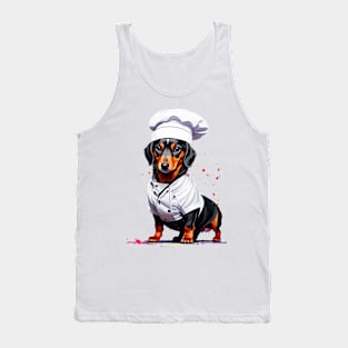 Chef Wiener: The Gourmet Dachshund Tank Top